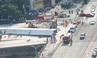 广东在建高架桥垮塌 广东在建高架桥垮塌